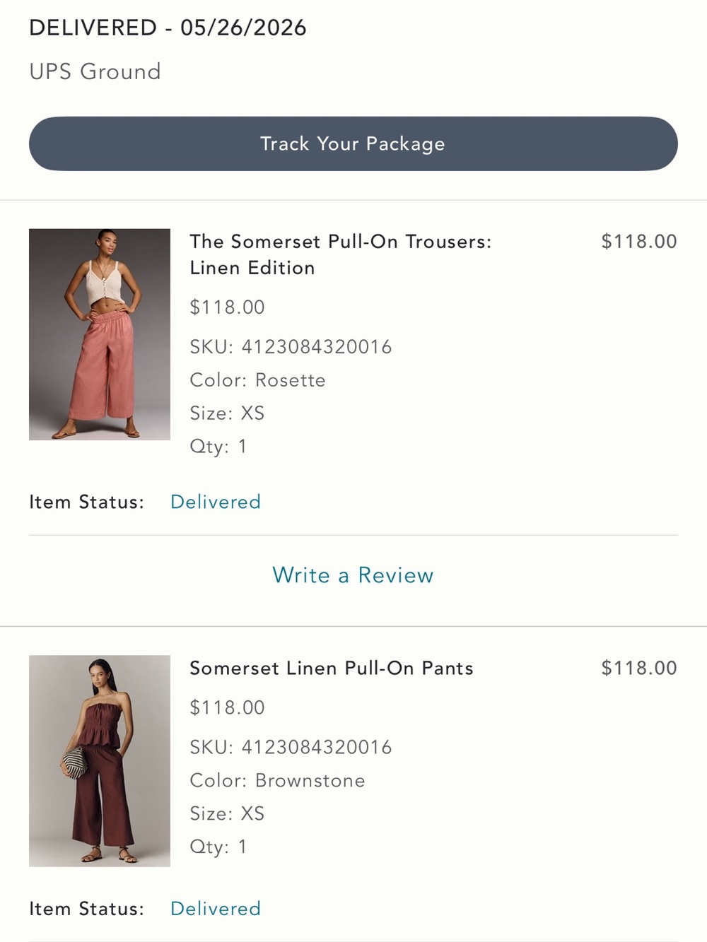 Anthropologie Somerset linen Wide-Leg Pant in Brownstone XS - Picture 5 of 5